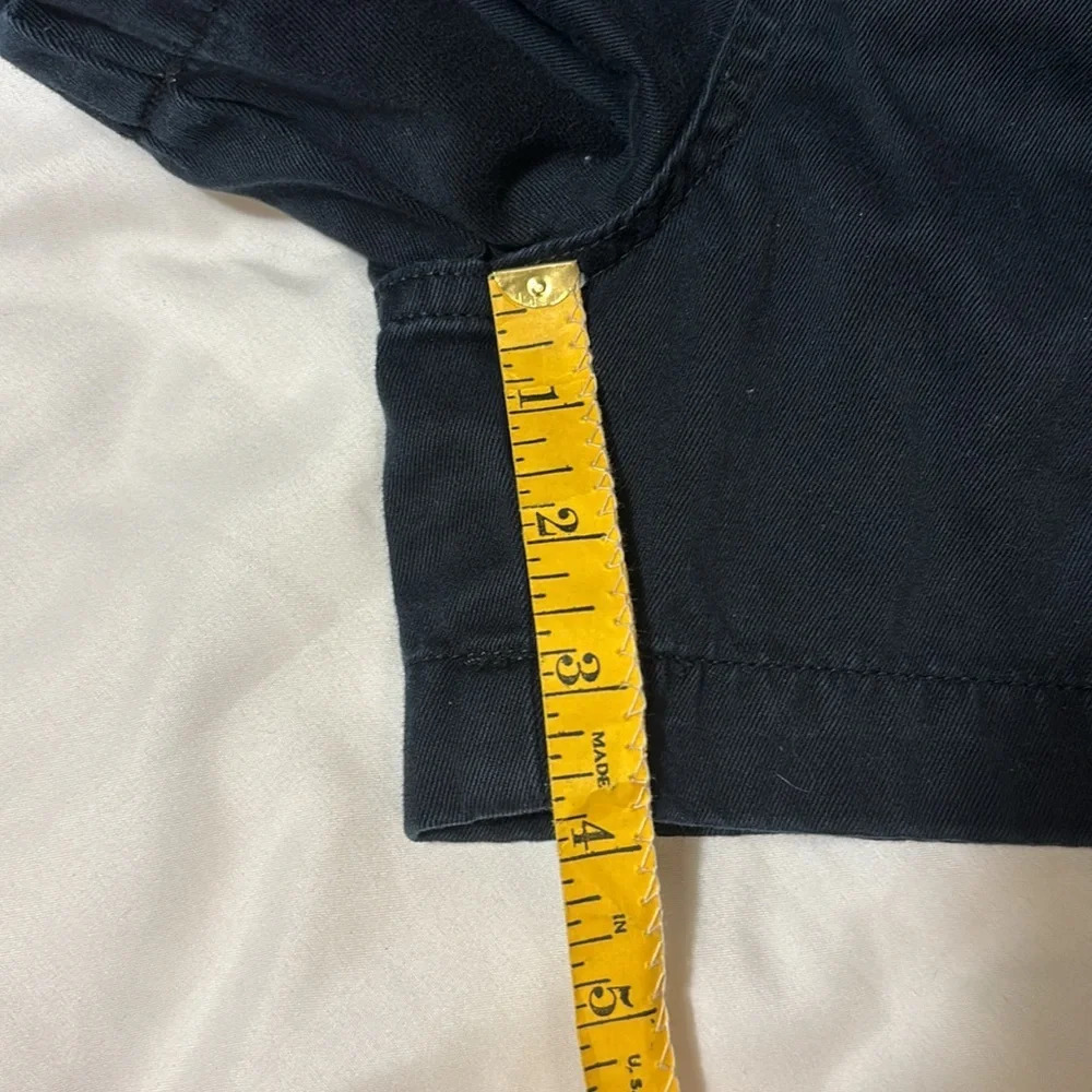 Banana Republic Black Denim Shorts size 6 - Picture 4 of 6